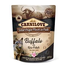 Carnilove Dog Pouch Buffalo With Rose Petals 300G