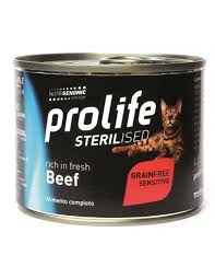 Prolife Cat Sterilised Grain Free Sensitive Beef 200G