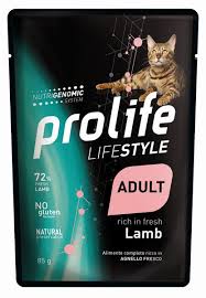 Prolife Lifestyle Adult Cat Pouch Lamb 85G