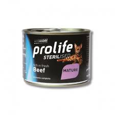 Prolife Cat Sterilised Mature Beef 200G