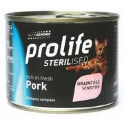 Prolife Cat Sterilised Grain Free Sensitive Pork  200G
