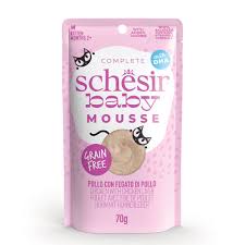 SCHESIR COMPLETE BABY MOUSSE CHICKEN AND LIVER POUCH 70G