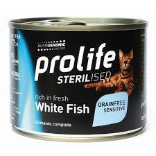 Prolife Cat Sterilised Grain Free Sensitive White Fish 200G