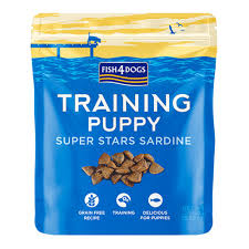Fish 4 Dogs Training Puppy Super Stars Sardine Treats 150g