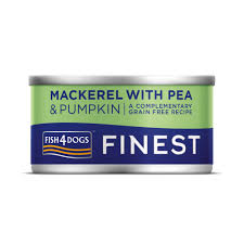 Fish4Dogs Finest Mackerel w/ Pea and Pumpkin 85g