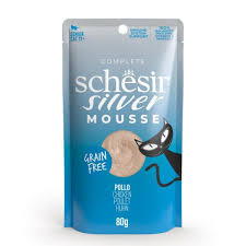 SCHESIR SILVER MOUSSE CHICKEN POUCH 80G