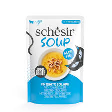 SCHESIR SOUP TUNA AND SQUID POUCH 40G