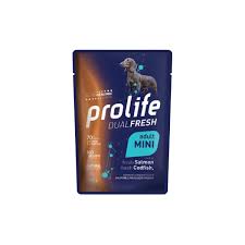 Prolife Dog DualFresh Adult Mini Salmon With Codfish 100G