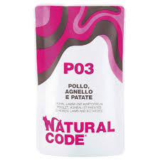 Natural Code P03 Chicken with Lamb and Potatoes Pouch 70g