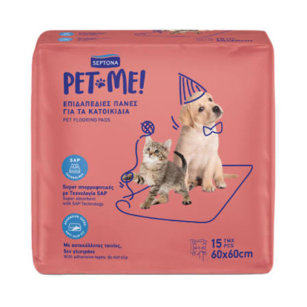 Septona PetMe Pet Flooring Pads 60x60 15pcs