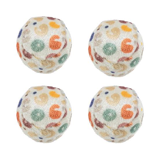 Trixie Balls with Rattle x4 pack