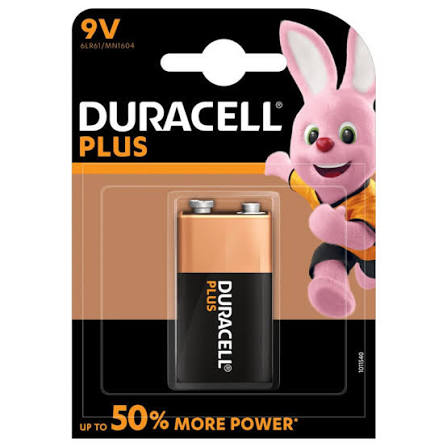 Duracell Plus 9 V Battery