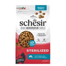 Schesir Animal Monoprotein Formula Sterilized Fish 1.5kg