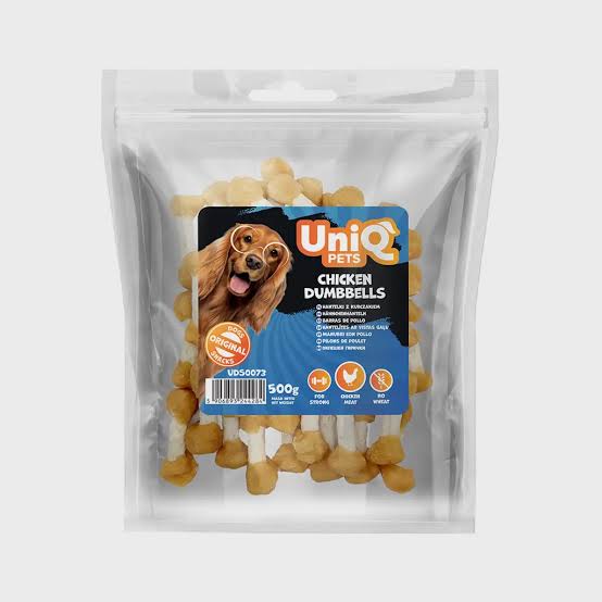 Uni Q Pets Chicken Dumbbells 500g