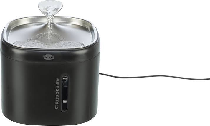 Trixie Aqua Pure Drinking Fountain 2 L Black Colour