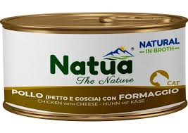 Natua Broth Cat Chicken (Breast Thigh) With Cheese 85G