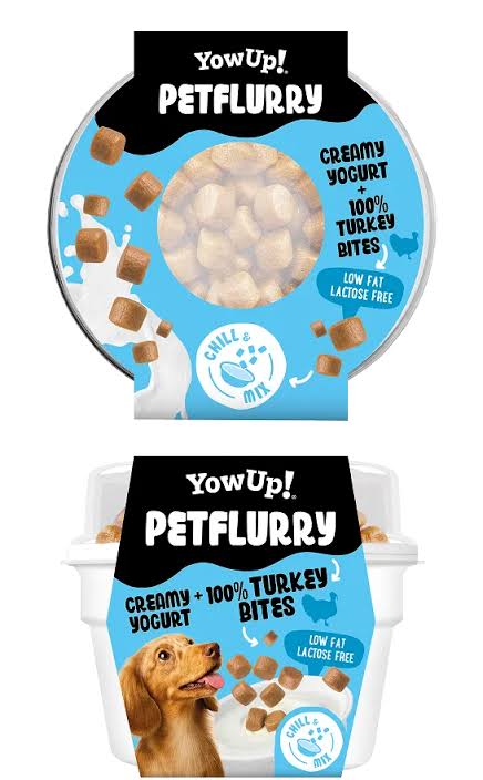 YowUp! PetFlurry Creamy Yogurt w/ 100% Turkey Bites 125g