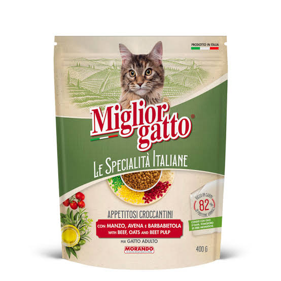 Miglior Gatto Appetitosi Croccantini with Beef, Oats and Beet Pulp for Adult Cats