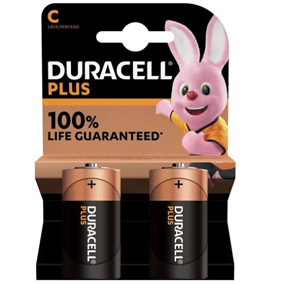 Duracell Plus C 2 Batteries