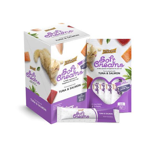 Princess Soft Creams Tuna and Salmon x5 Sachets