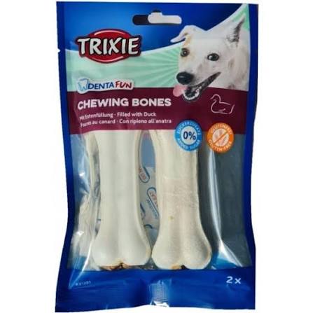 Trixie Denta Fun Chewing Bones Filled w/ Duck 2pcs/120g