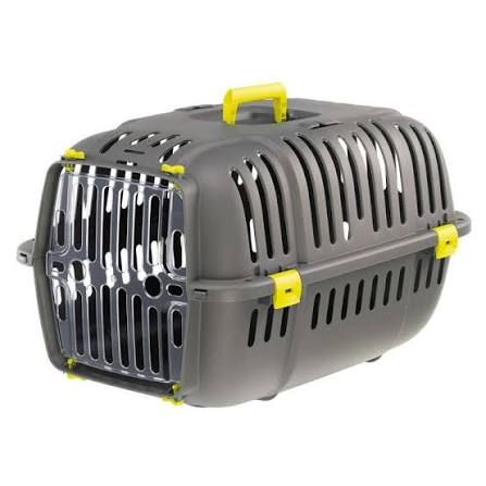 Ferplast Jet 20 Medium Grey Transportation Carrier for Cats and Small - Medium Dogs
