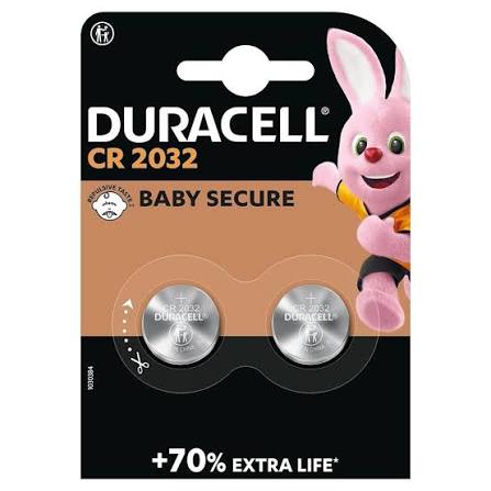 Duracell CR 2032 Baby Secure Batteries