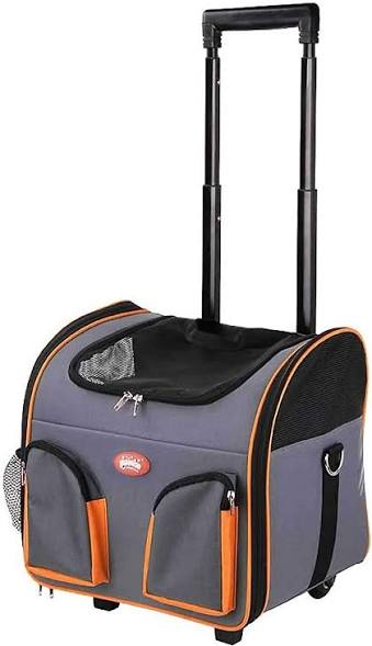 Pawise Travel Bag Trolley grey and orange