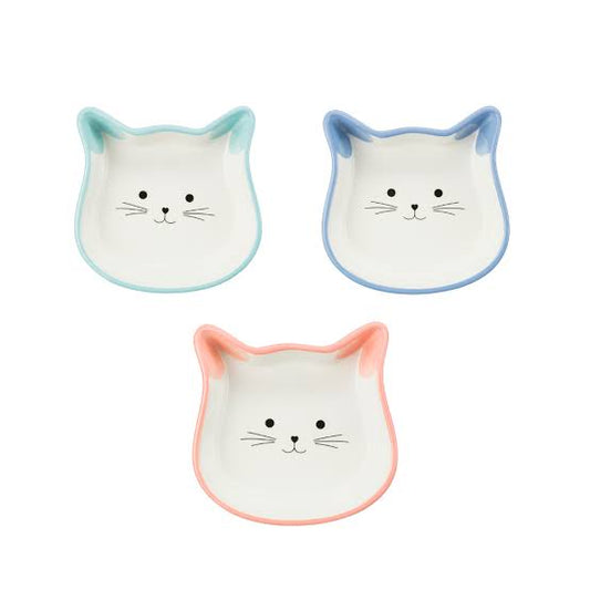 Trixie Ceramic Bowl Cat Face 12cm