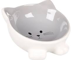 Flamingo Ceramic Bowl 125ml Gray Cat