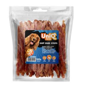 Uni Q Pets Soft Duck Strips 500g