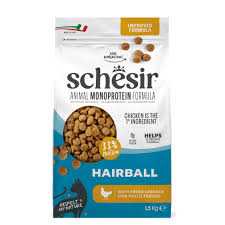 Schesir Animal Monoprotein Formula Hairball Chicken 1.5kg