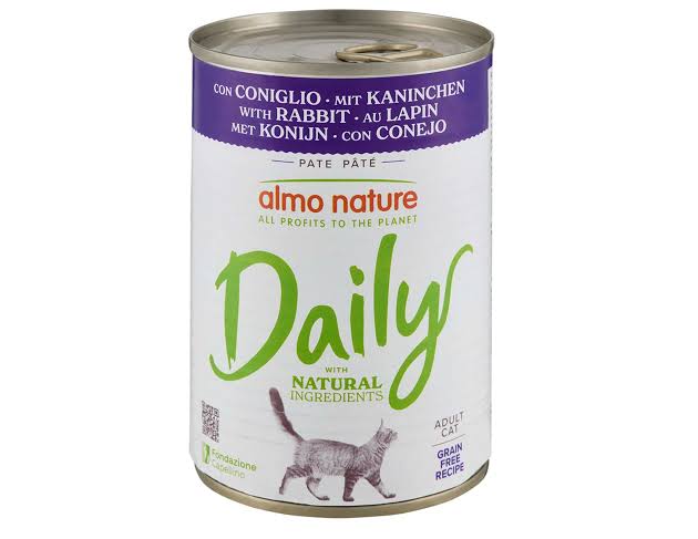 Almo Nature Daily w/ Rabbit for Cats Wet Food 400g