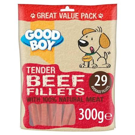 Good Boy Tender Beef Strips Value Pack 300g