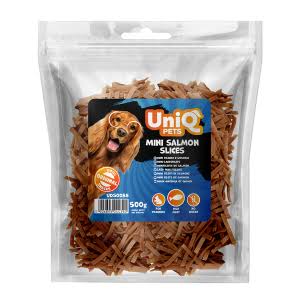 Uni Q Pets Mini Salmon Slices 500g