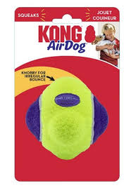 KONG AirDog Squeaker Knobby Ball Med/Lrg