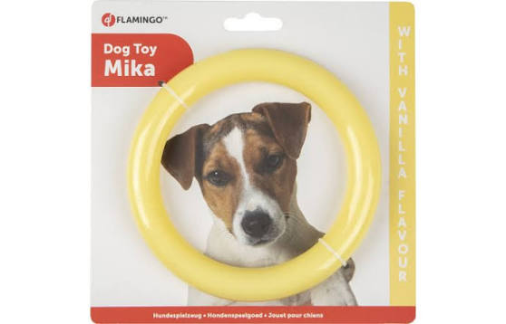 Flamingo Dog Toy Mika Vanilla Flavour
