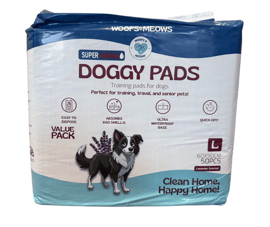 Woof And Meows Train Pads Lavander 60X90CM 50PCS