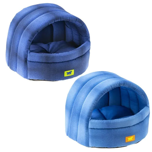 Ferplast Alveo Jeans Cave Bed Blue