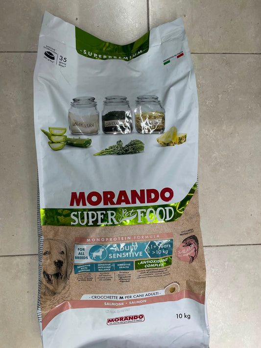 Morando Super Food Monoprotein Adult Sensitive Salmon Dry Food 10kg