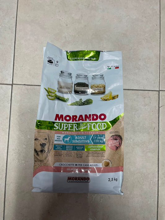 Morando Super Pet Food Dog Adult Sensitive Dry Food Salmon 2.5kg